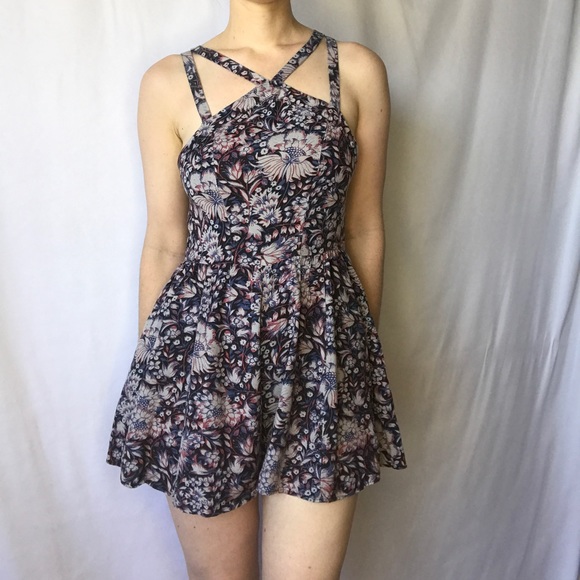 Floral print boho rhomper - Picture 6 of 16